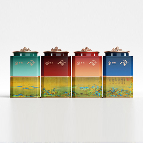 西林設(shè)計(jì)X中茶千山系列包裝設(shè)計(jì)【千里江山】