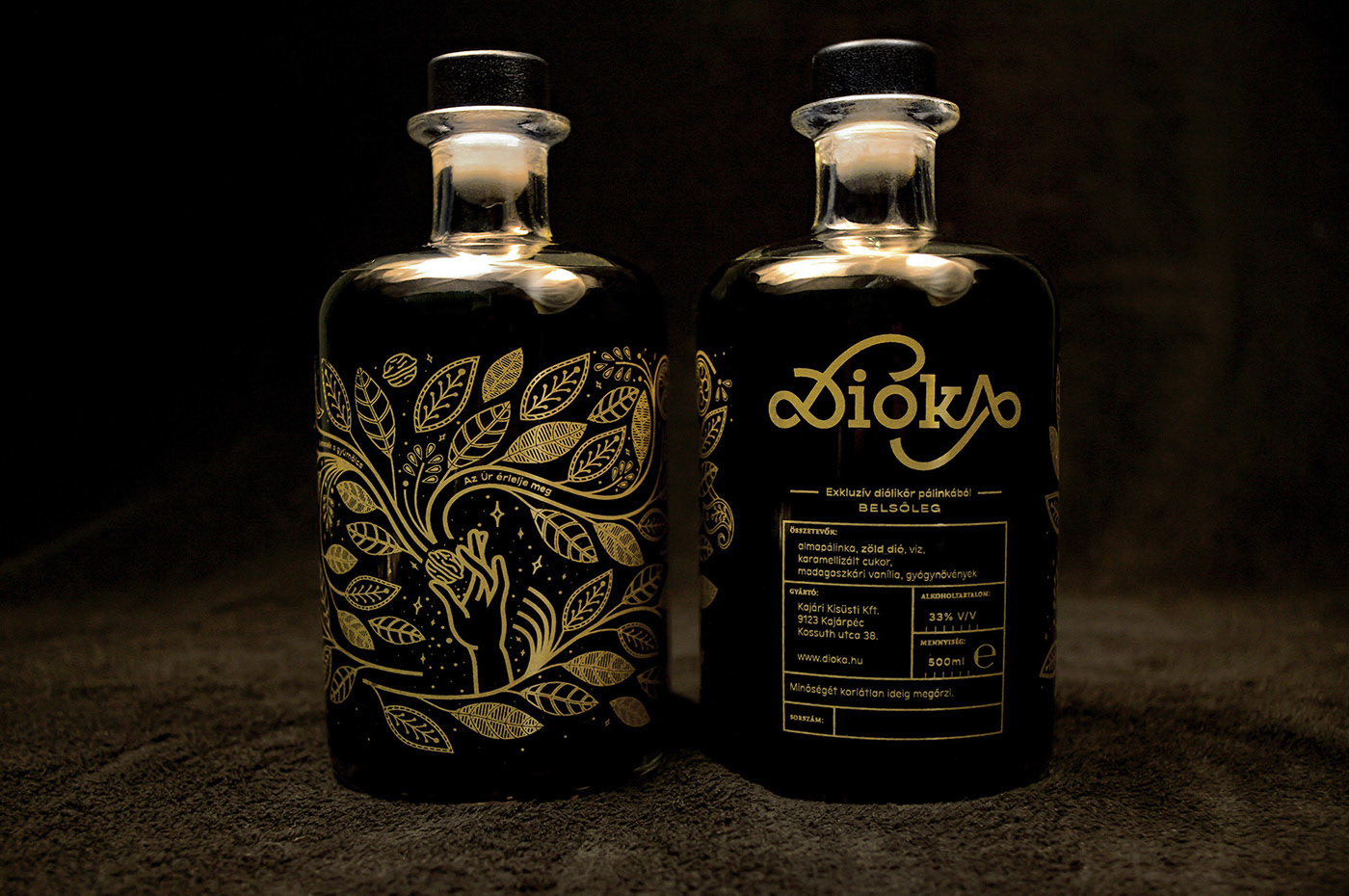 北京包裝設計分享| 匈牙利核桃酒黃金包裝設計欣賞