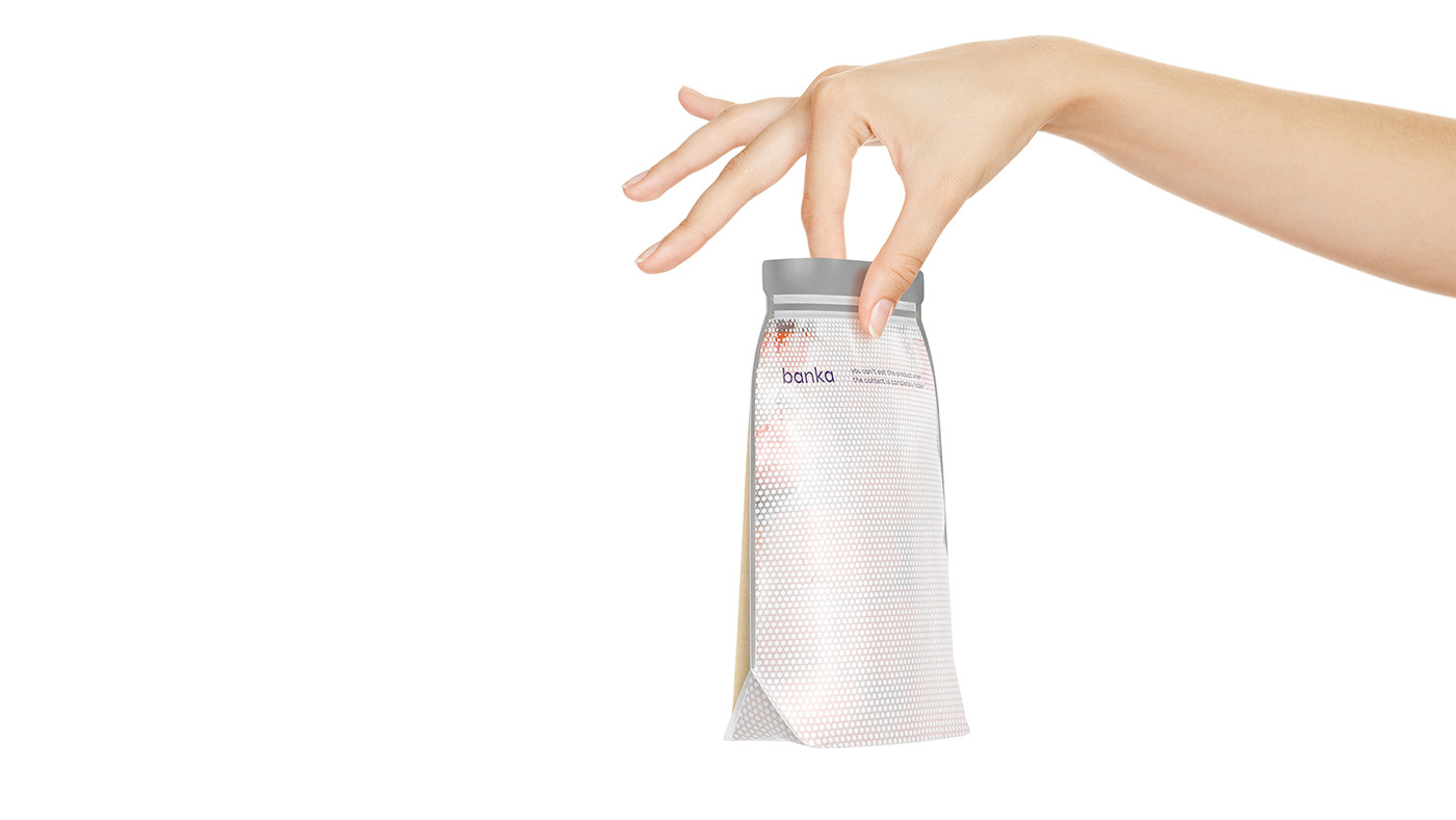 Banka塑料袋泡菜包裝設(shè)計