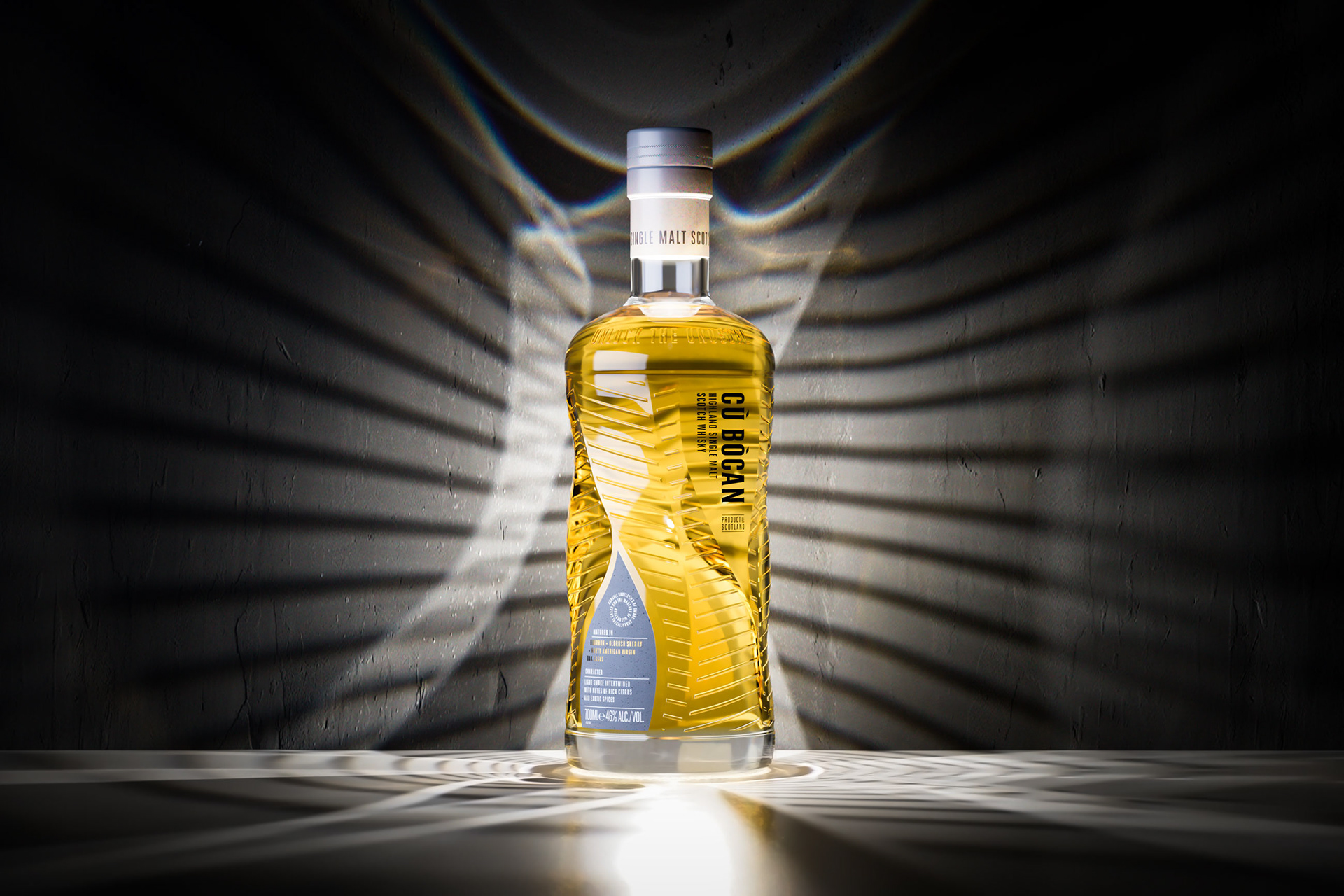 Cù Bòcan Whisky包裝設(shè)計為新觀眾釋放了威士忌的世界