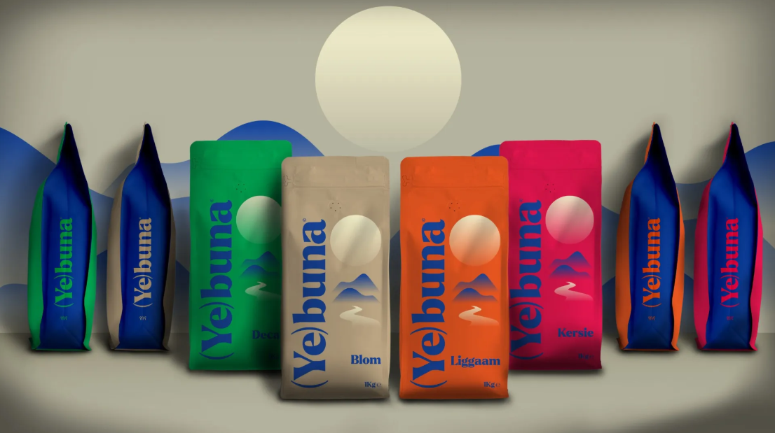 Yebuna咖啡包裝設(shè)計(jì)欣賞
